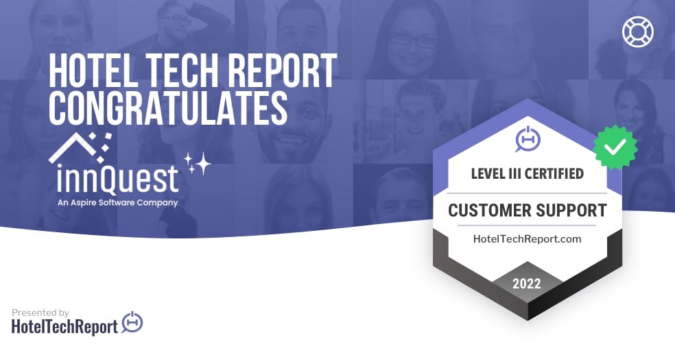 InnQuest Earns HTR Level 3 Customer Support Certification